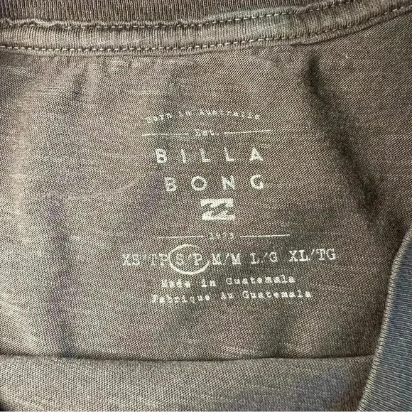 Billabong Women’s Be Natural Dark Weathered Gray Tee Size Small - Picture 7 of 9